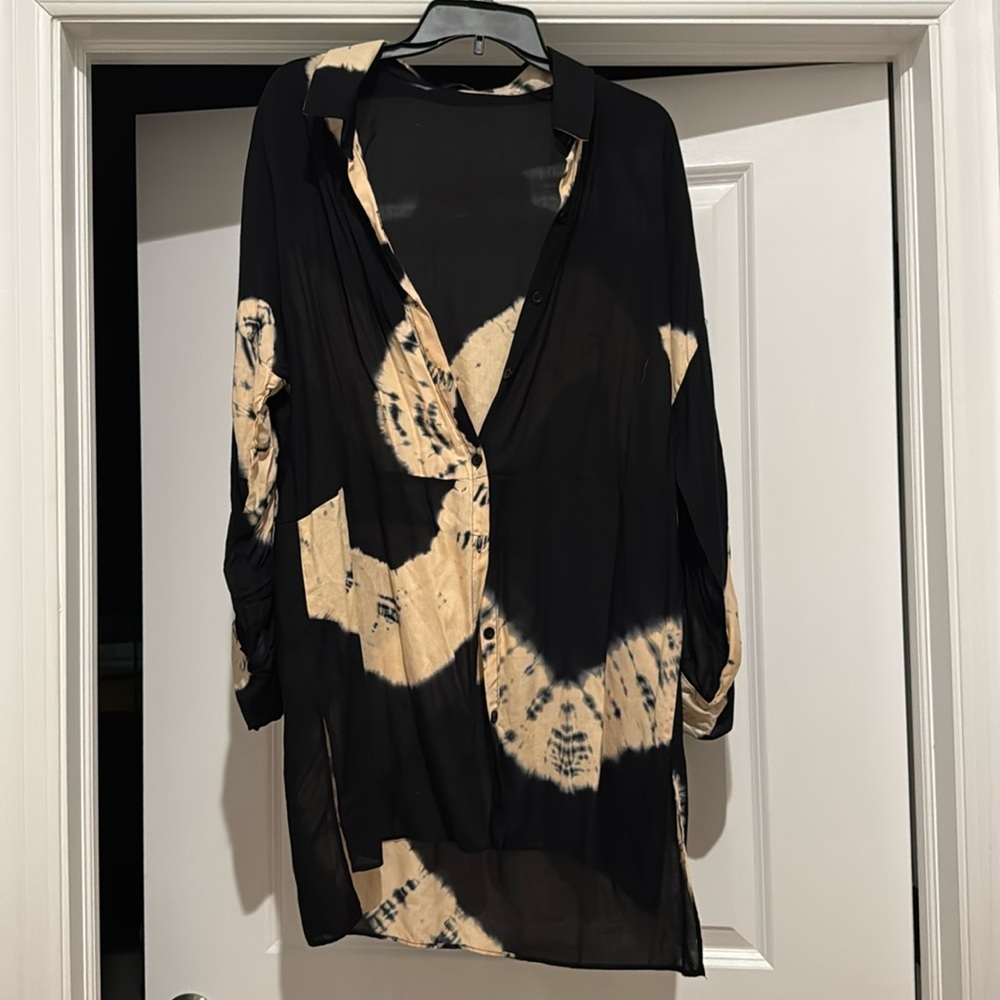Missguided button down shirt dress